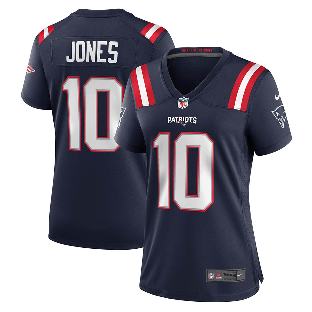 Women's New England Patriots Mac Jones Player Game Jersey Navy
