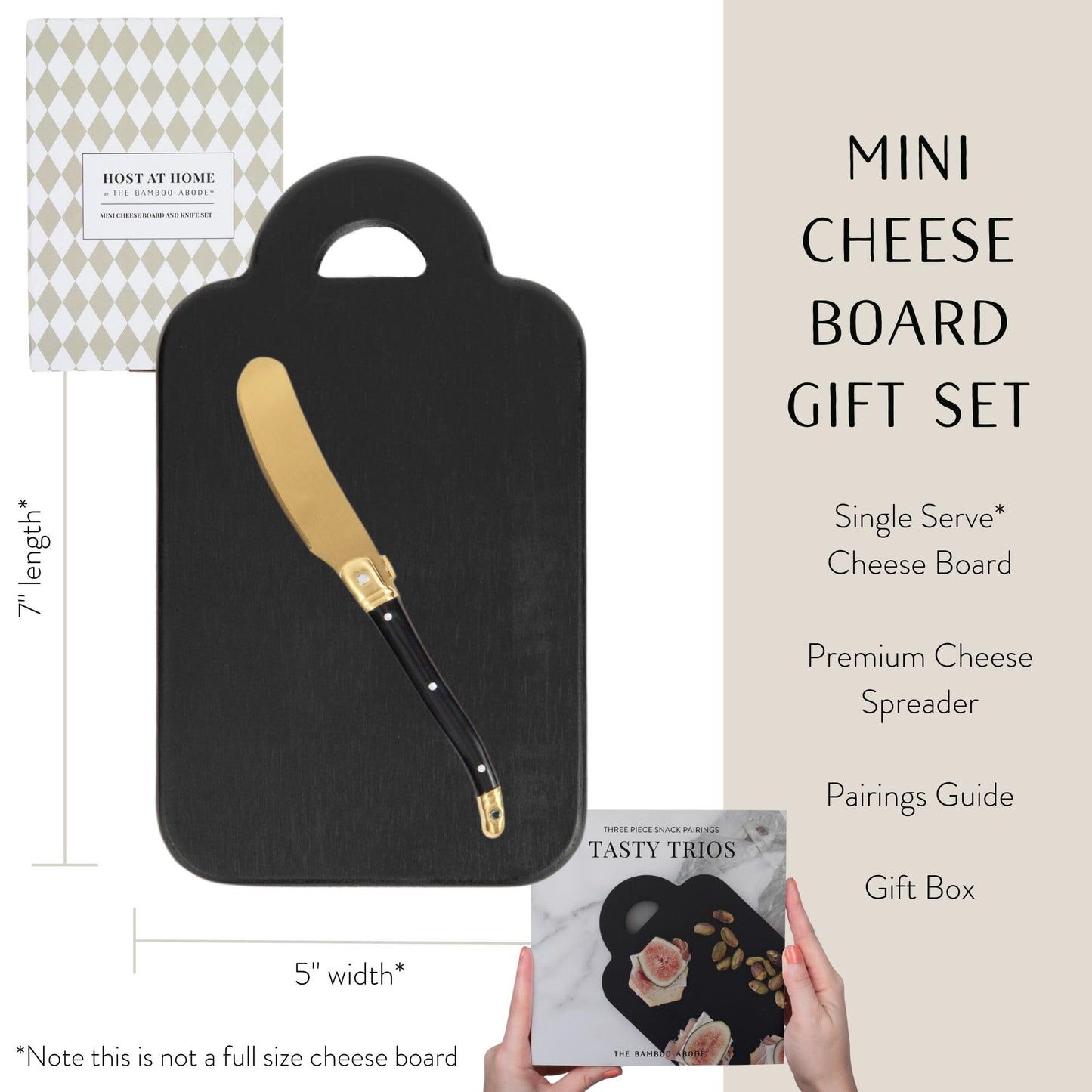 The Mini Cheese Board With Knife